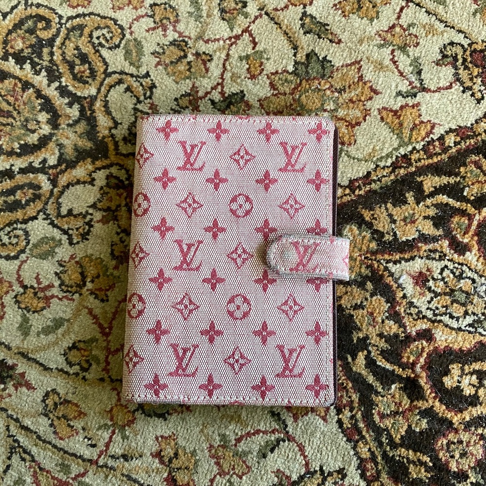 Louis Vuitton Red Canvas Monogram PM Agenda